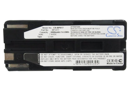 Replacement Battery for Canon DM-MV20i – Camera – 2000mAh / 7.4V - image 5