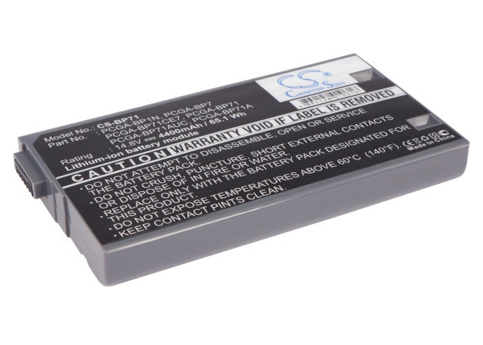 Replacement Battery for Sony PCG-QR10 – Notebook, Laptop – 4400mAh / 14.8V - image 1