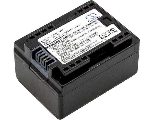 Replacement Battery for Canon VIXIA HF M52 – Camera – 1600mAh / 3.6V