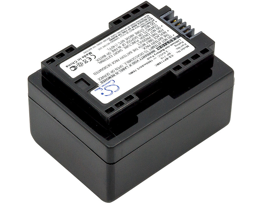 Replacement Battery for Canon  IXIA HF M56 – Camera – 1600mAh / 5.76Wh / 3.6V