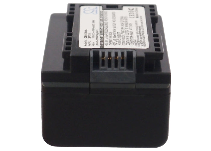 Replacement Battery for Canon  IXIA HF M56 – Camera – 1600mAh / 5.76Wh / 3.6V