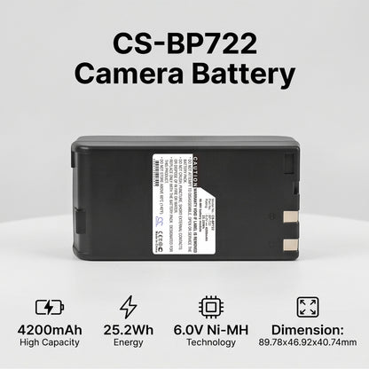 Replacement Battery for Canon E61 – Camera – 4200mAh / 6V