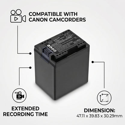 Replacement Battery for Canon VIXIA HF M52 – Camera – 4450mAh / 3.6V