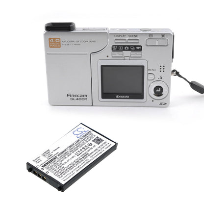 Replacement Battery for Kyocera CONTAX SL300RT – Camera – 700mAh / 3.7V