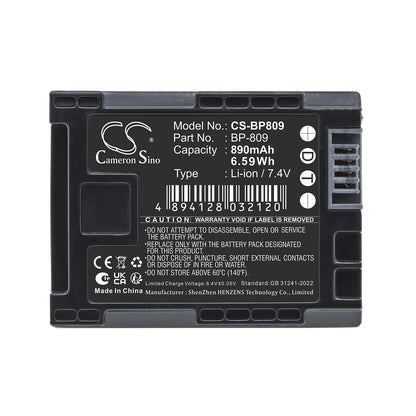 Replacement Battery for Canon Vixia HF10 – Camera – 890mAh / 7.4V