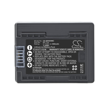 Replacement Battery for Canon VIXIA HF M52 – Camera – 890mAh / 3.7V