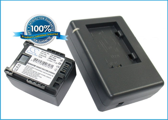 Replacement Battery for Canon Vixia HF10 – Camera – 890mAh / 7.4V - image 1