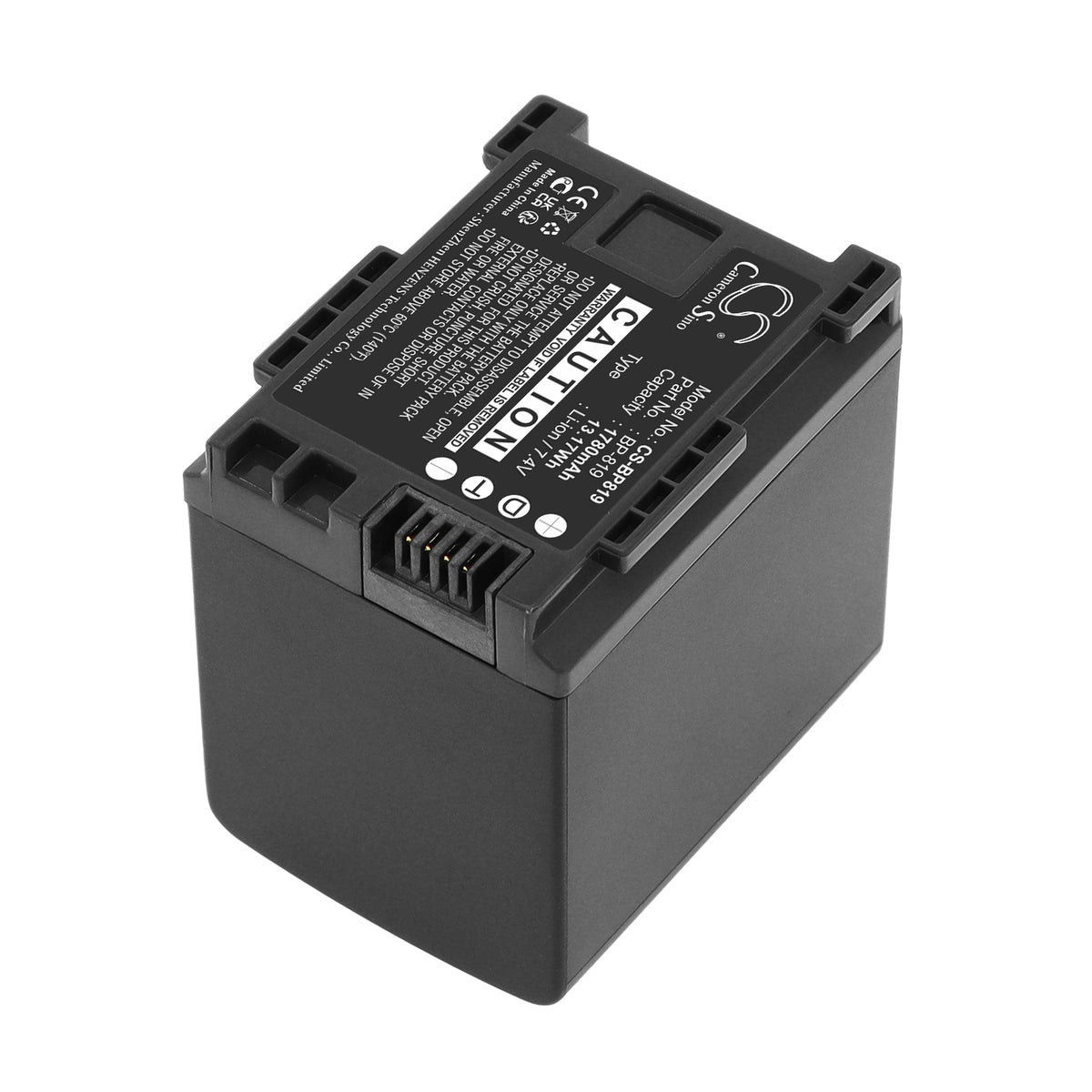Replacement Battery for Canon Vixia HF10 – Camera – 1780mAh / 7.4V