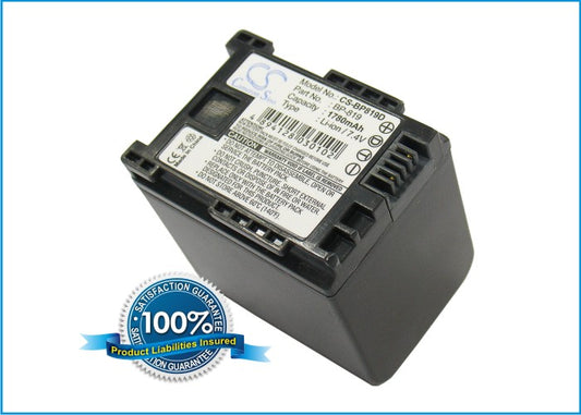 Replacement Battery for Canon Vixia HF10 – Camera – 1780mAh / 7.4V - image 1
