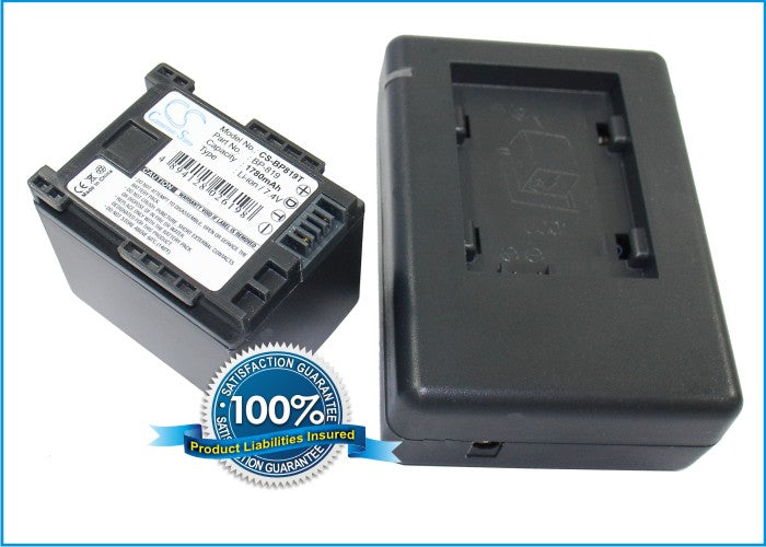 Replacement Battery for Canon Vixia HF10 – Camera – 1780mAh / 7.4V - image 1