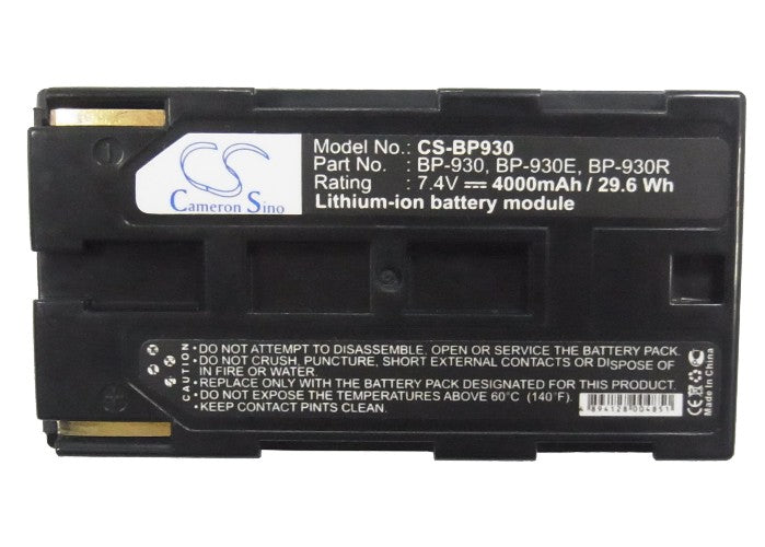 Replacement Battery for Canon  C2 – Camera – 4000mAh / 7.4V