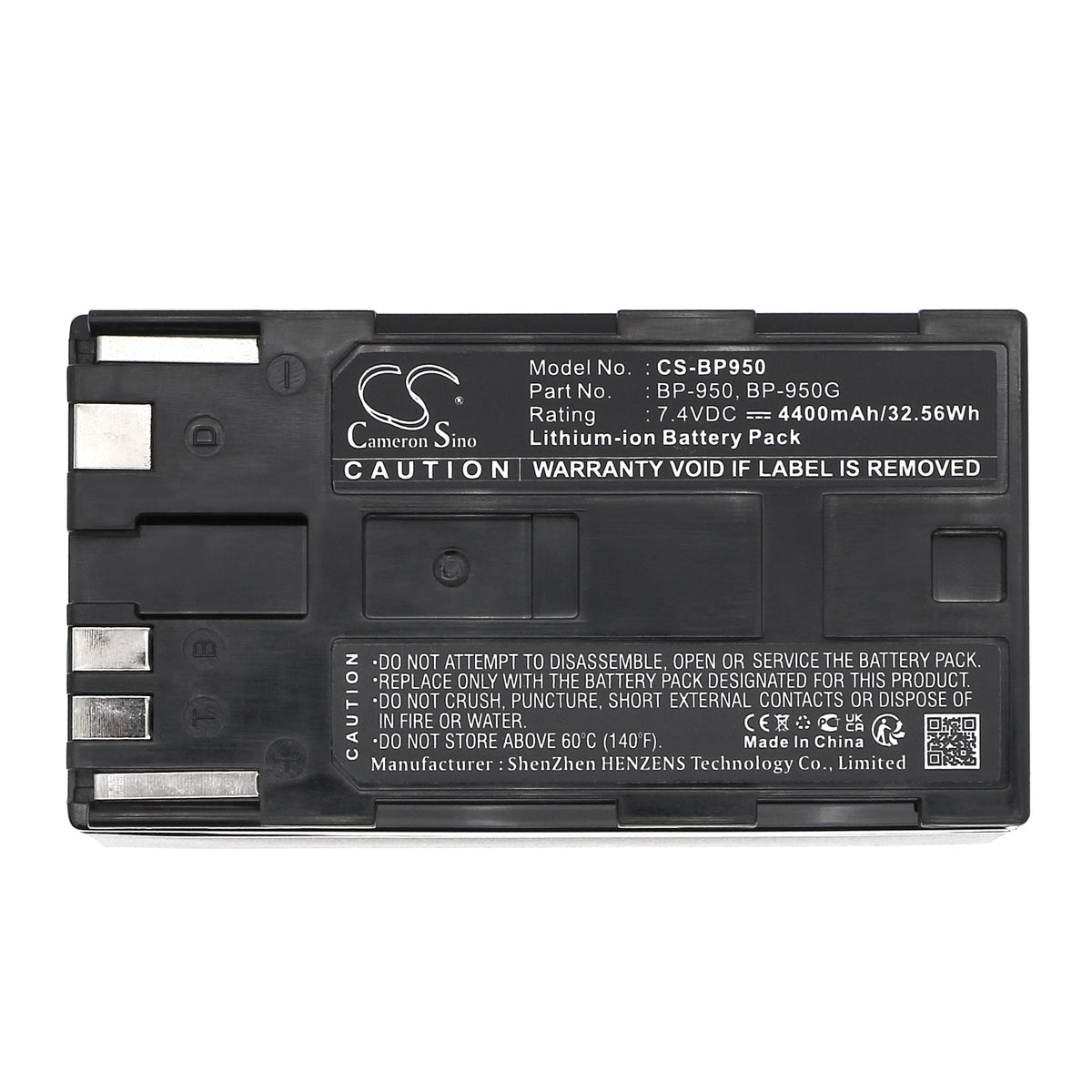 Replacement Battery for Canon ES-8000V – Camera – 4400mAh / 7.4V