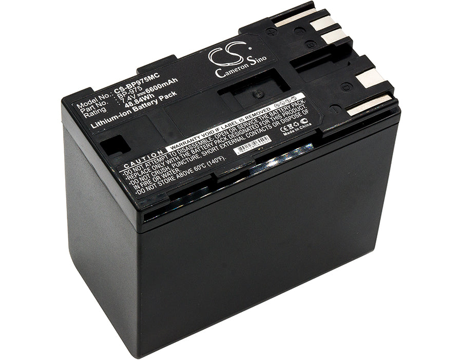 Replacement Battery for Canon  GL2 – Camera – 6600mAh / 7.4V