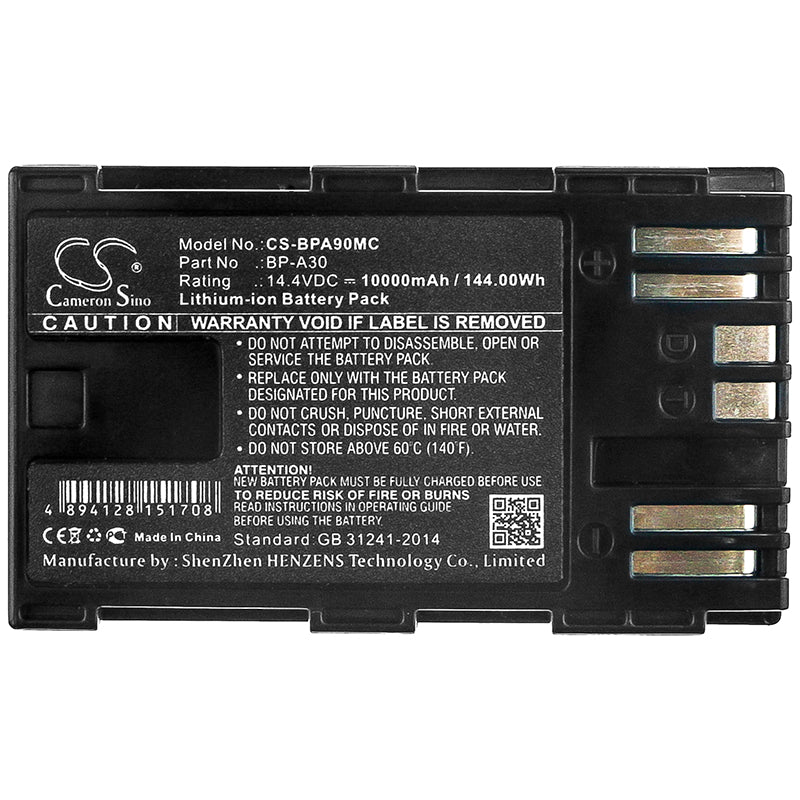 Replacement Battery for Canon CA-CP200L – Camera – 10000mAh / 14.4V