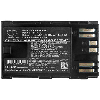 Replacement Battery for Canon CA-CP200L – Camera – 10000mAh / 14.4V