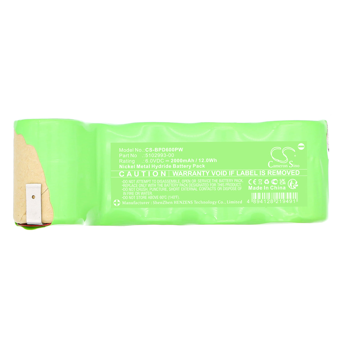 Replacement Battery for Black & Decker PD600 – Power Tool – 2000mAh / 6V