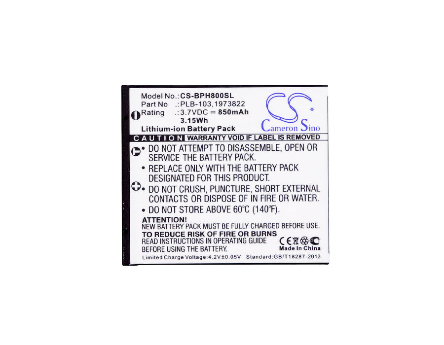 Replacement Battery for Bang & Olufsen  BeoPlay H7 – Wireless Headset – 650mAh / 2.41Wh / 3.7V