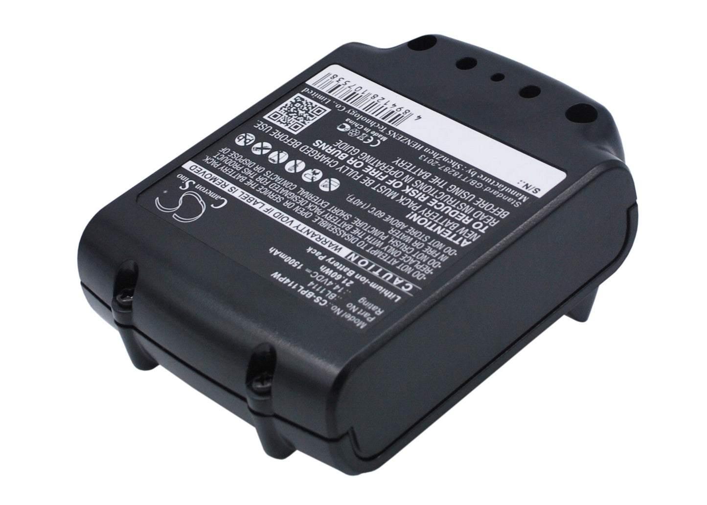 Replacement Battery for Black & Decker  ASL146BT12A – Power Tools – 1500mAh / 21.60Wh / 14.4V