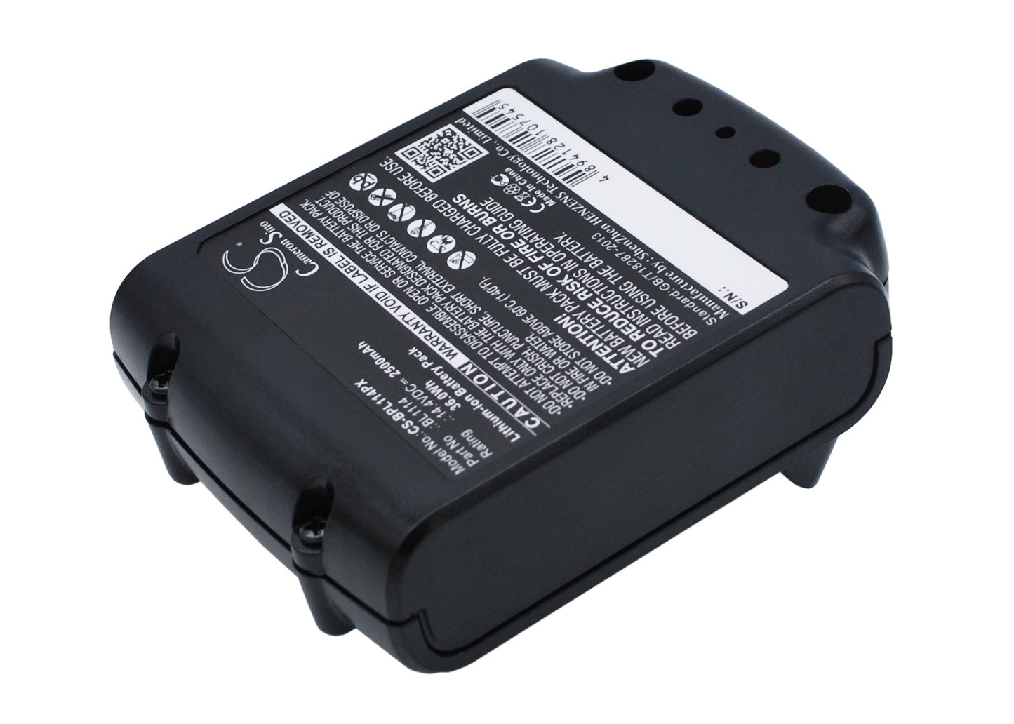 Replacement Battery for Black & Decker  ASL146BT12A – Power Tools – 2500mAh / 36.0Wh / 14.4V