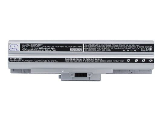 Replacement Battery for Sony VAIO VGN-AW230J/H – Notebook, Laptop – 4400mAh / 11.1V