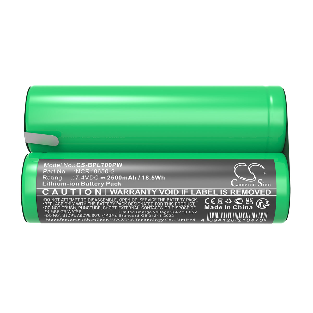 Replacement Battery for Black & Decker 2372-01 – Power Tool – 2500mAh / 7.4V