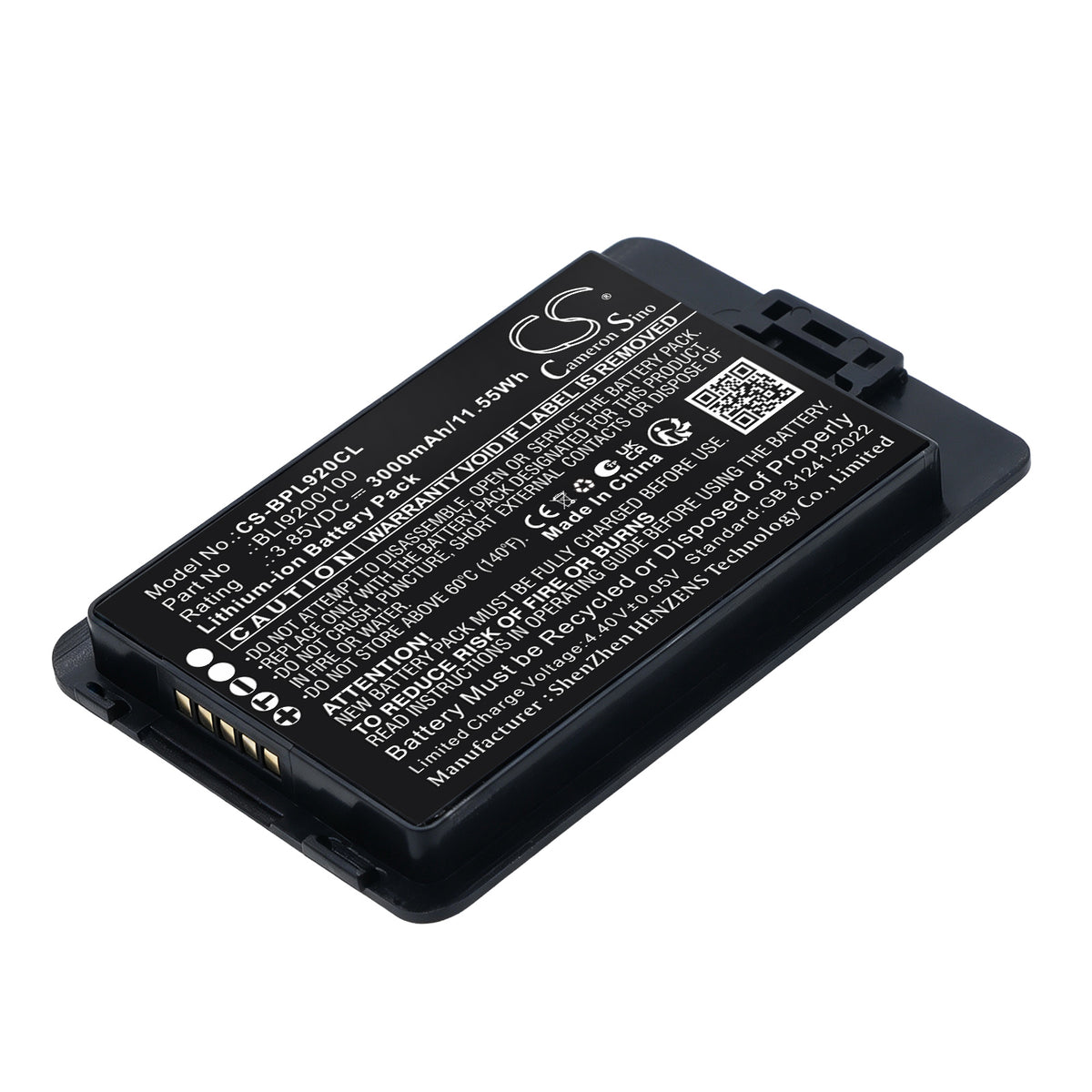 Replacement Battery for SpectraLink VC9240 – Cordless Phone – 3000mAh / 3.85V