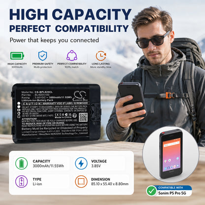 Replacement Battery for SpectraLink VC9240 – Cordless Phone – 3000mAh / 3.85V