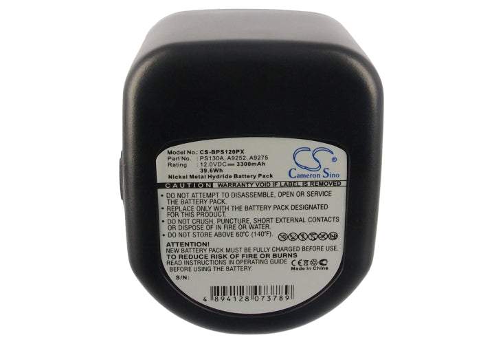 Replacement Battery for Black & Decker  CD1202GK – Power Tools – 3300mAh/39.6Wh / 12.0V