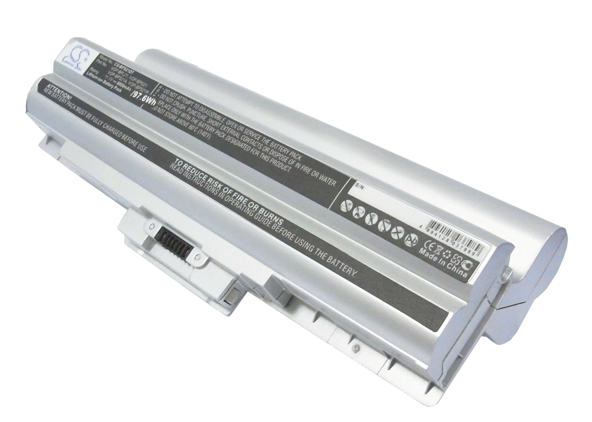 Replacement Battery for Sony VAIO VGN-AW41JF – Notebook, Laptop – 8800mAh / 11.1V - image 1