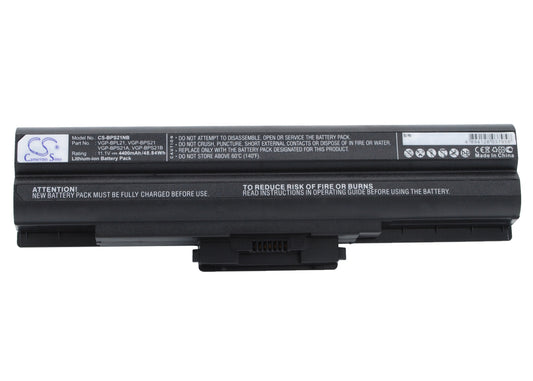 Replacement Battery for Sony VAIO VGN-AW41JF – Notebook, Laptop – 4400mAh / 11.1V