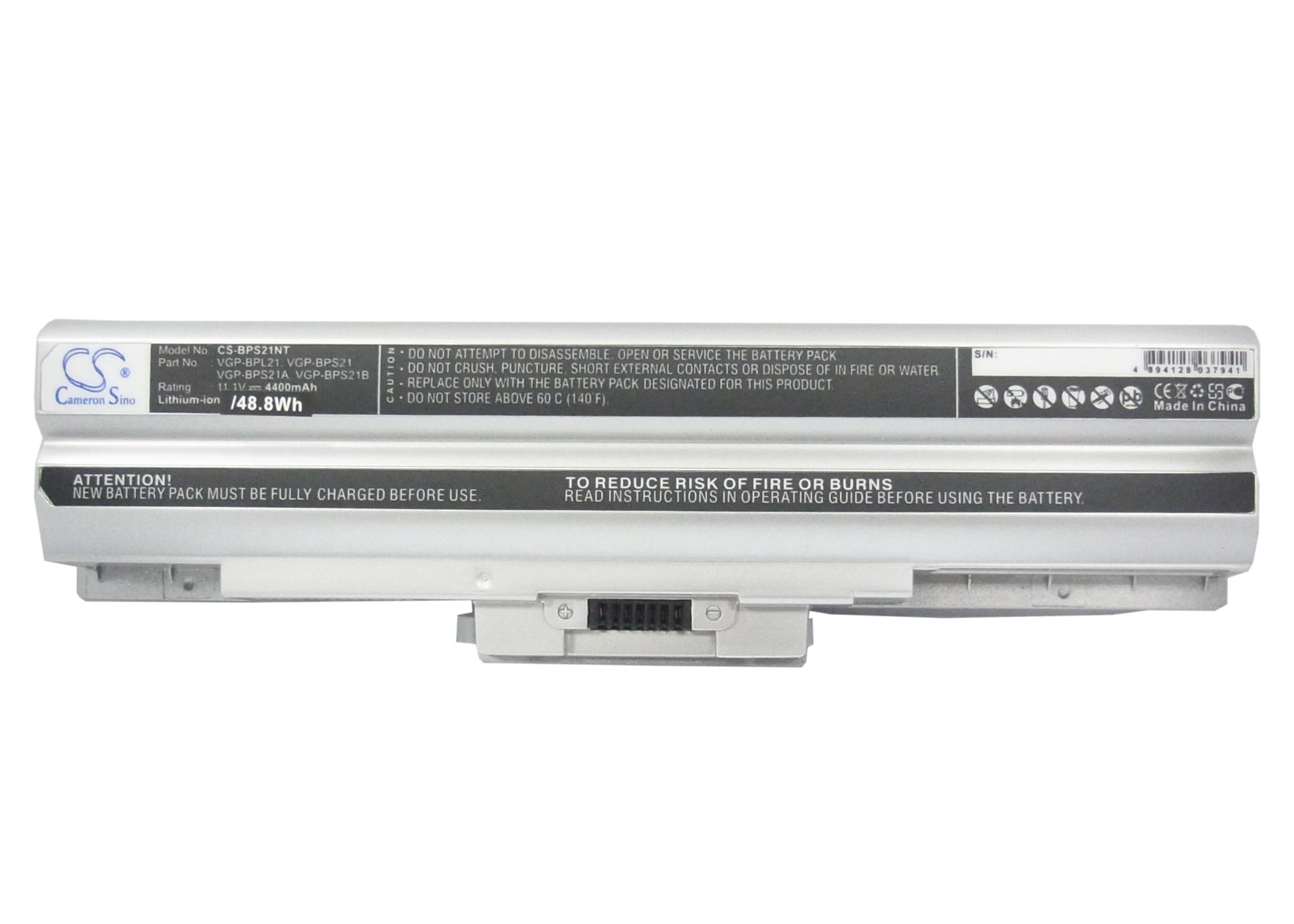 Replacement Battery for Sony VAIO VGN-AW41JF – Notebook, Laptop – 4400mAh / 11.1V - image 5