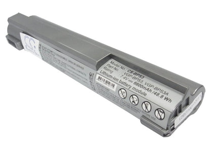Replacement Battery for Sony VAIO VGN-T27GP – Notebook, Laptop – 6600mAh / 7.4V - image 1