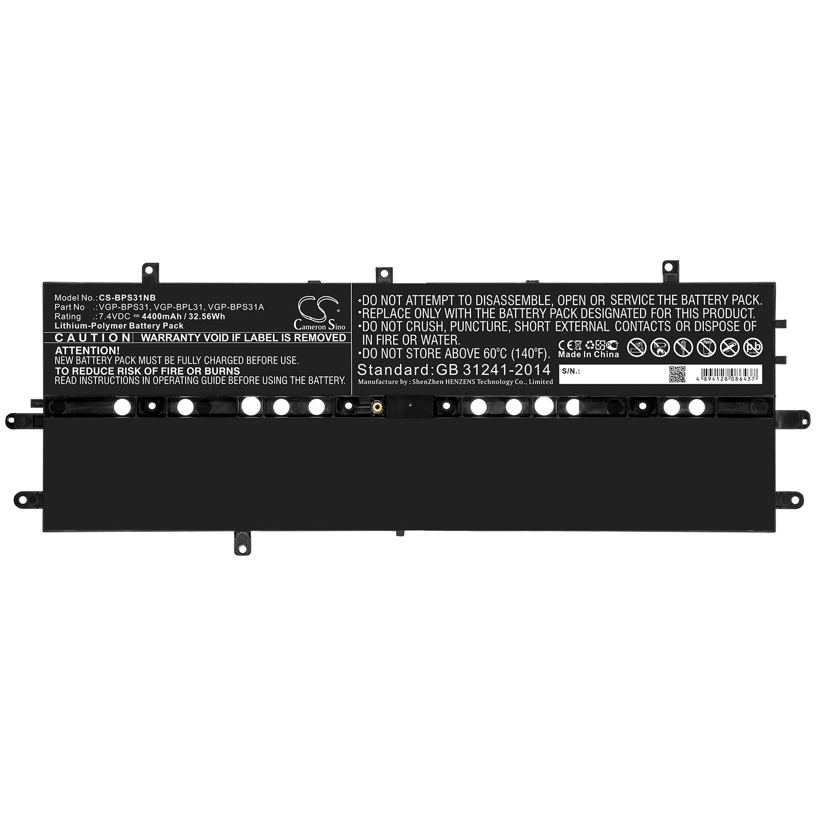 Replacement Battery for Sony VAIO Duo 11 – Notebook, Laptop – 4400mAh / 7.4V - image 3