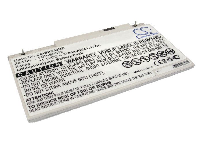 Replacement Battery for Sony  SVT-14 – Notebook, Laptop – 3700mAh / 41.07Wh / 11.1V