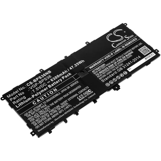 Replacement Battery for Sony VAIO Duo 13 – Notebook, Laptop – 6300mAh / 7.5V