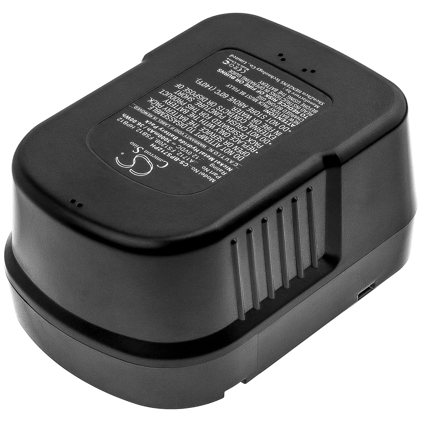 Replacement Battery for Black & Decker  BD12PSK – Power Tools – 3000mAh / 36.00Wh / 12.0V