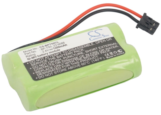 Replacement Battery for V Tech | Sanyo | Sony | Radio Shack CS6128 – Cordless Phone – 1200mAh / 2.4V
