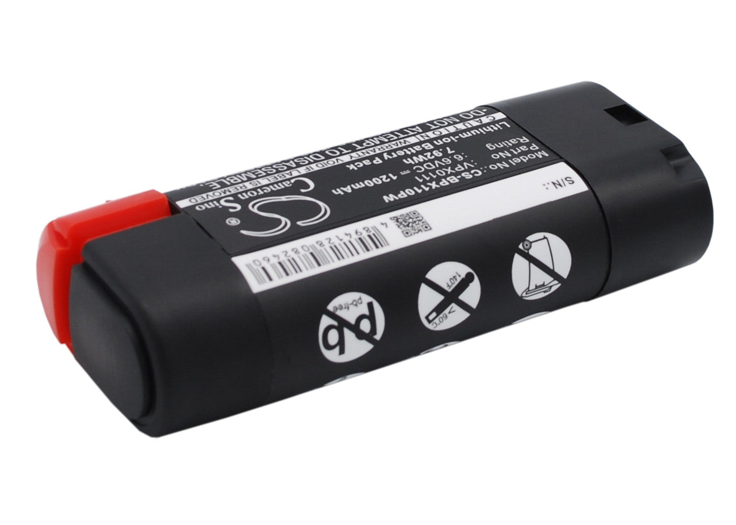 Replacement Battery for Black & Decker  VPX1101 – Power Tools – 1200mAh / 7.92Wh / 6.6V