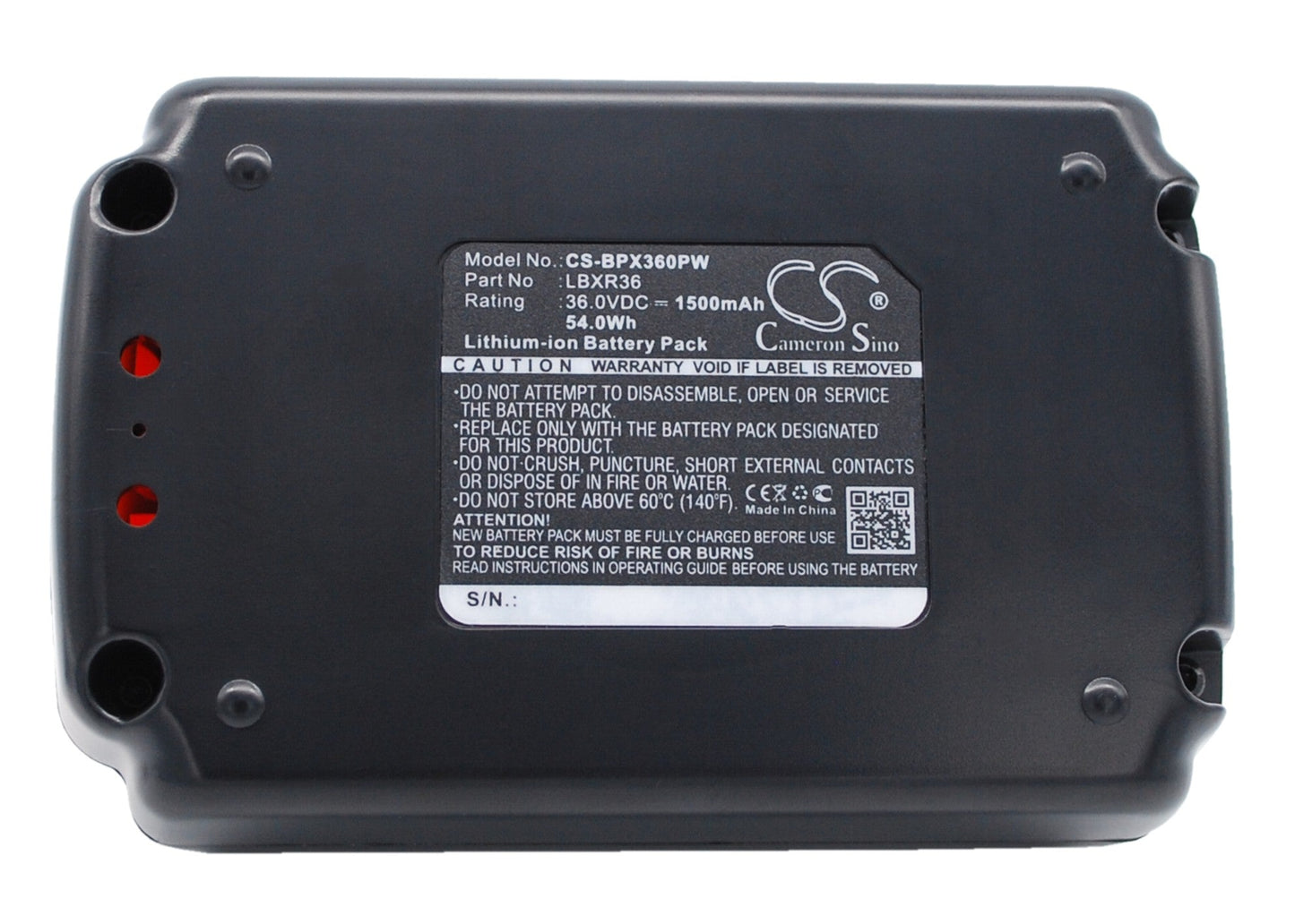 Replacement Battery for Black & Decker  40V MAX 12 in Cordless Chainsa – Power Tools – 1500mAh / 54.00Wh / 36.0V