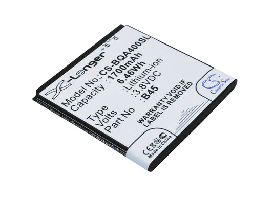 Replacement Battery for BQ | Malata Aquaris 4 – Mobile, SmartPhone – 1700mAh / 3.8V