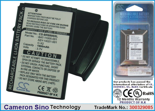 Replacement Battery for BlackBerry 8800 – Mobile, SmartPhone – 1900mAh / 3.7V