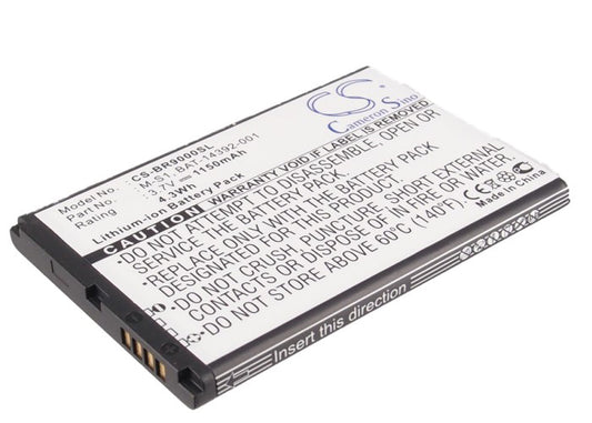 Replacement Battery for AT&T | BlackBerry | T-Com Bold – Mobile, SmartPhone – 1150mAh / 3.7V