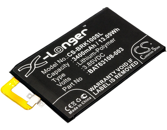 Replacement Battery for BlackBerry KEYone – Mobile, SmartPhone – 3400mAh / 3.85V