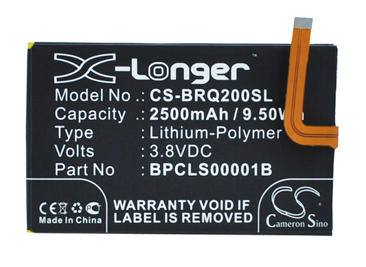 Replacement Battery for BlackBerry Classic – Mobile, SmartPhone – 2500mAh / 3.8V
