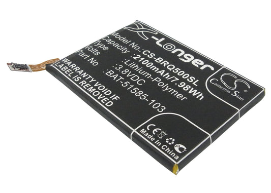 Replacement Battery for BlackBerry Q5 – Mobile, SmartPhone – 2100mAh / 3.8V