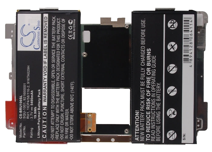 Replacement Battery for BlackBerry Playbook – Tablet – 5400mAh / 3.7V - image 4