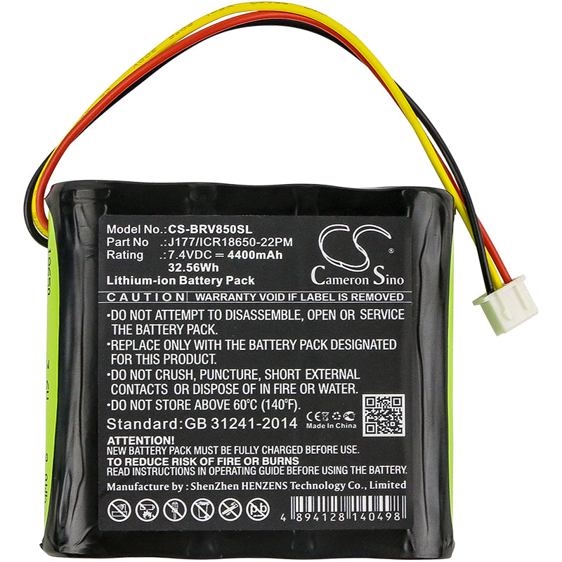 Replacement Battery for Braven  850 – 4400mAh / 32.56Wh