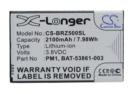Replacement Battery for BlackBerry Z5 – Mobile, SmartPhone – 2100mAh / 3.8V