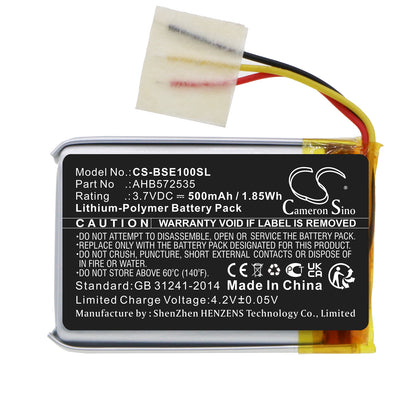 Replacement Battery for Bose Sport Earbuds Charging Base – Wireless Headset – 500mAh / 3.7V - image 3