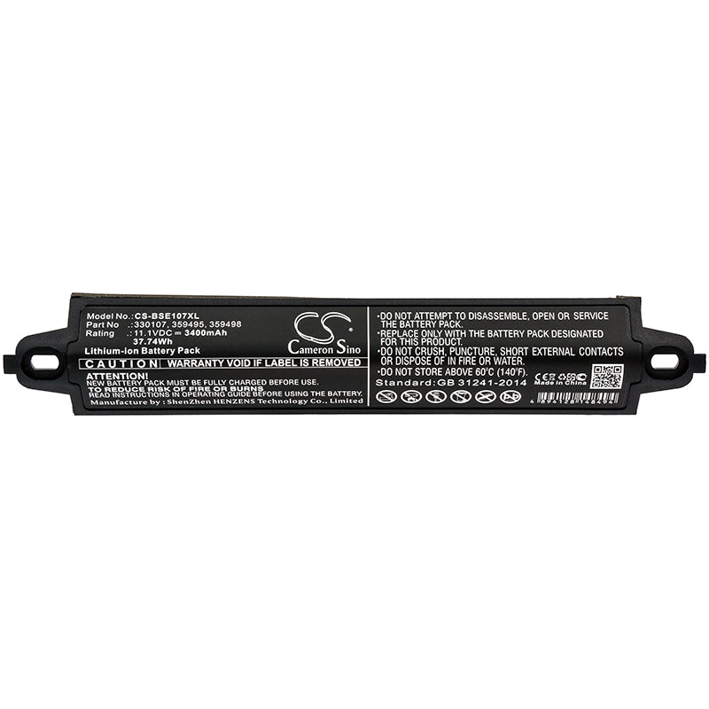 Replacement Battery for BOSE  404600 – 3400mAh / 37.74Wh
